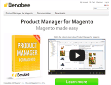 Tablet Screenshot of benabee.com
